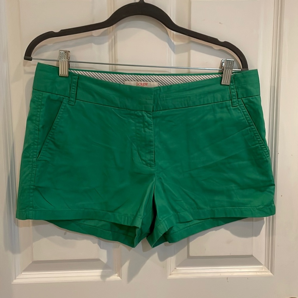 J Crew Kelly Green shorts size 8